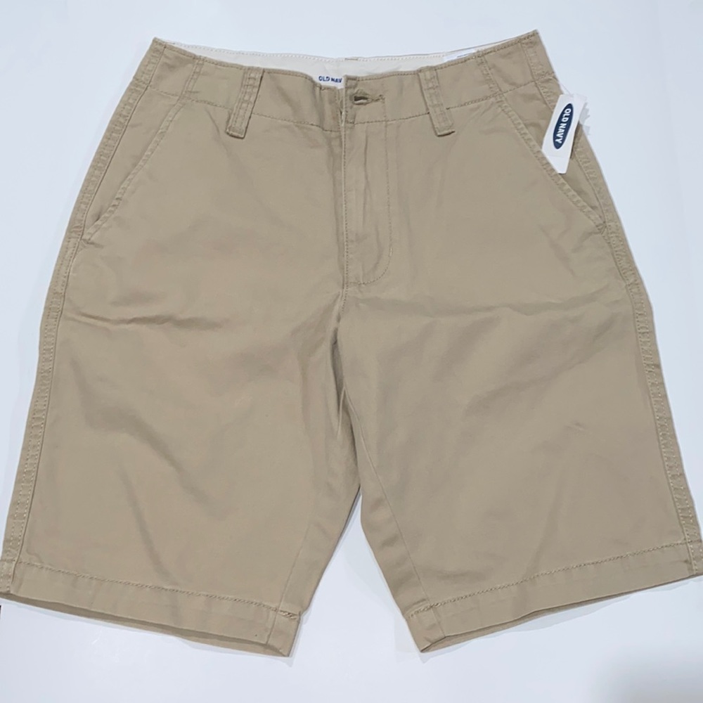 Old Navy Khaki Beige Straight Shorts Size 28